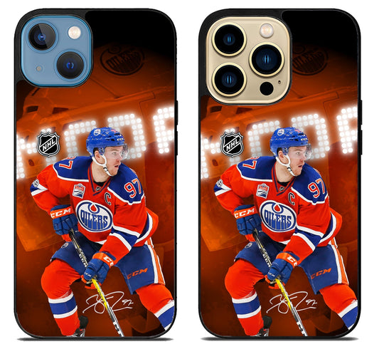 Connor mcdavid NHL Edmonton Oilers iPhone 14 | 14 Plus | 14 Pro | 14 Pro Max Case