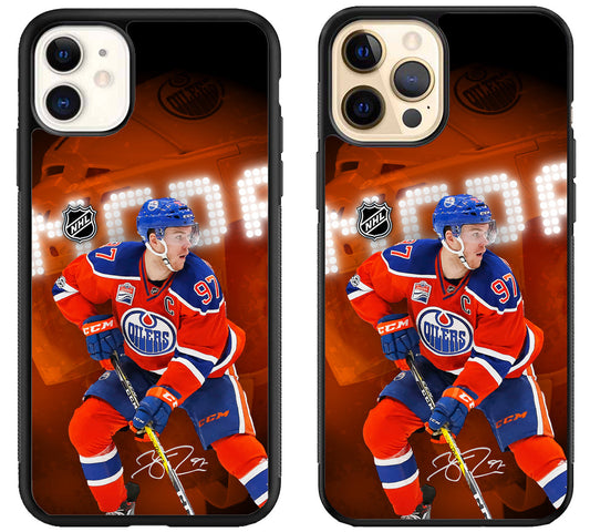 Connor mcdavid NHL Edmonton Oilers iPhone 12 | 12 Mini | 12 Pro | 12 Pro Max Case