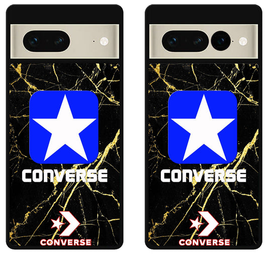 Converse Black Marble Google Pixel 7 | 7 Pro Case
