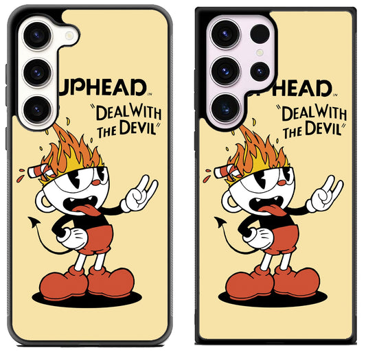Cuphead Deal With the Devil Samsung Galaxy S23 | S23+ | S23 Ultra Case