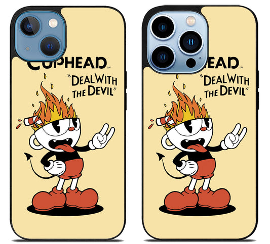 Cuphead Deal With the Devil iPhone 13 | 13 Mini | 13 Pro | 13 Pro Max Case