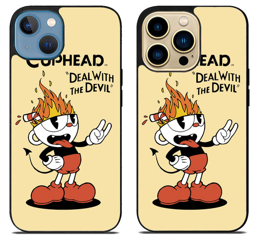 Cuphead Deal With the Devil iPhone 14 | 14 Plus | 14 Pro | 14 Pro Max Case