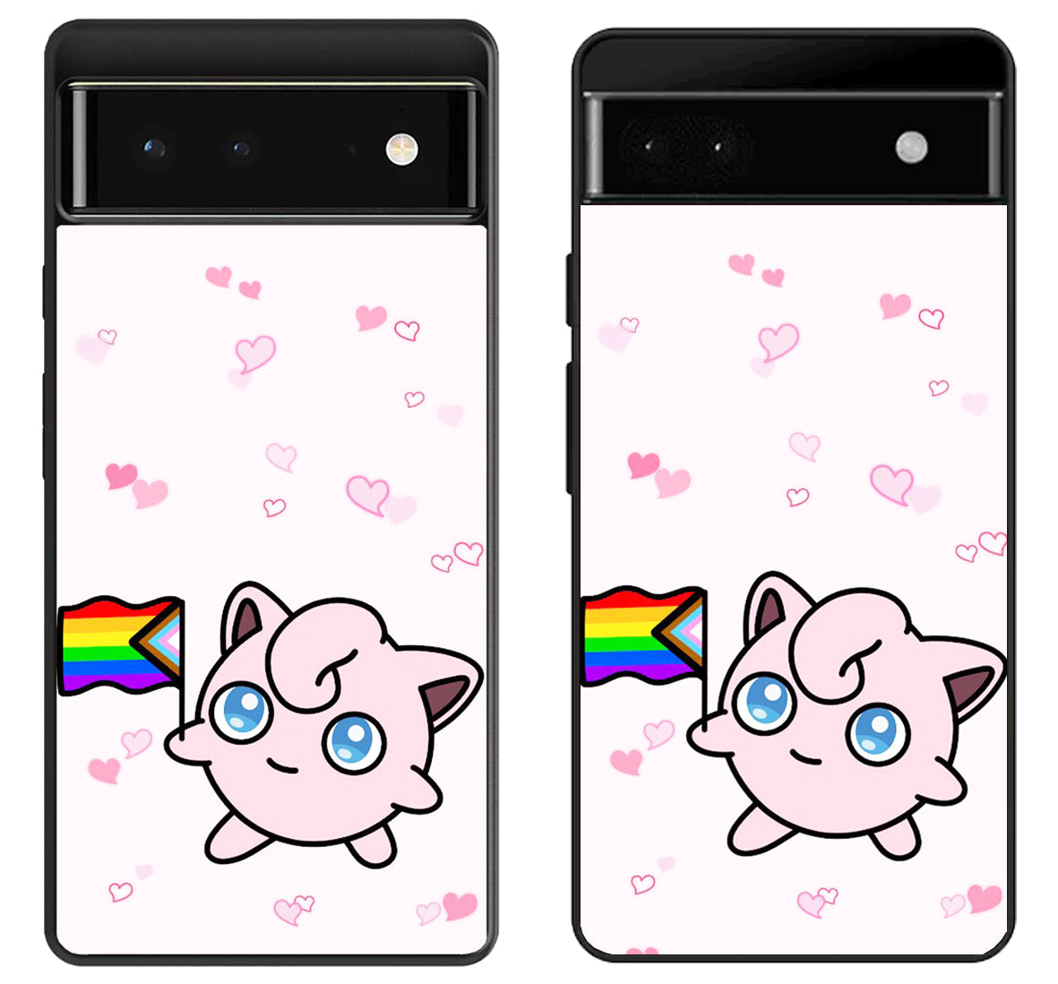 Cute Jigglypuff Pokemon Google Pixel 6 | 6A | 6 Pro Case