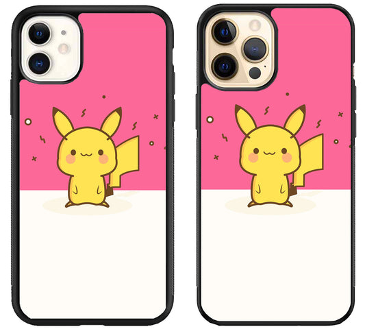 Cute Pikachu Cover iPhone 12 | 12 Mini | 12 Pro | 12 Pro Max Case