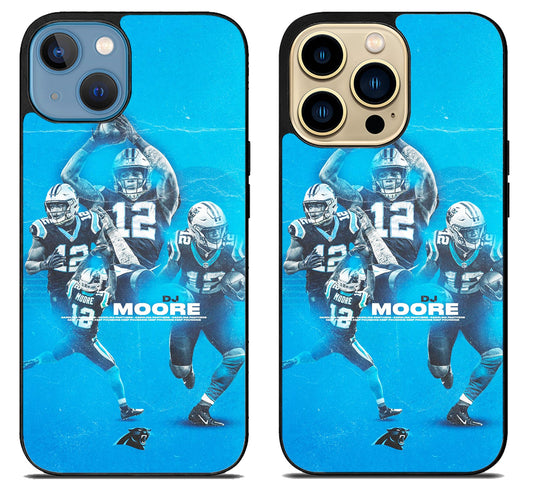 DJ Moore Carolina Panthers iPhone 14 | 14 Plus | 14 Pro | 14 Pro Max Case