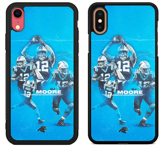 DJ Moore Carolina Panthers iPhone X | Xs | Xr | Xs Max Case