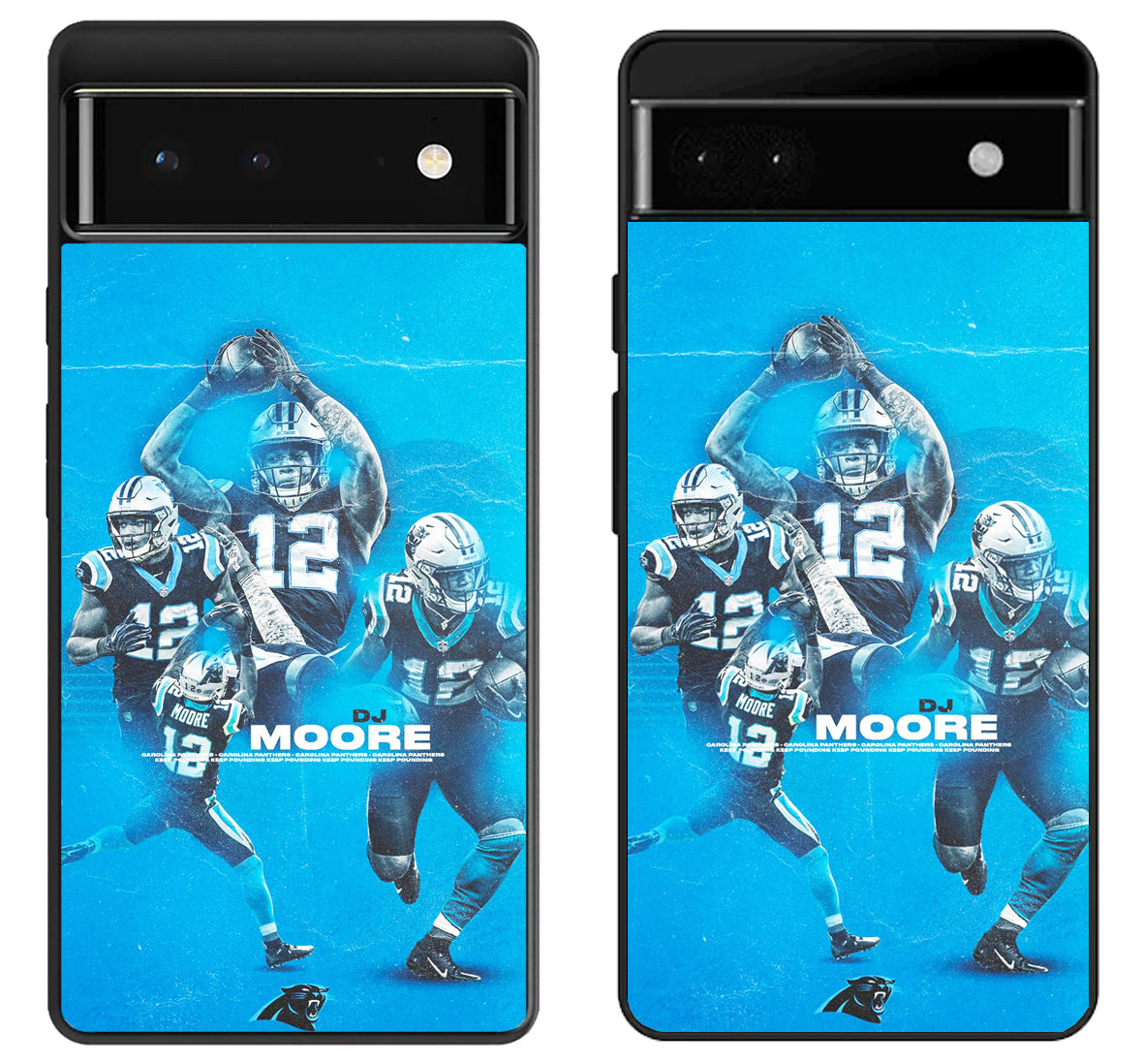 DJ Moore Carolina Panthers Google Pixel 6 | 6A | 6 Pro Case