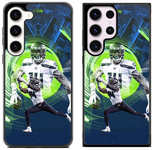 DK Metcalf Seattle Seahawks Background Samsung Galaxy S23 | S23+ | S23 Ultra Case