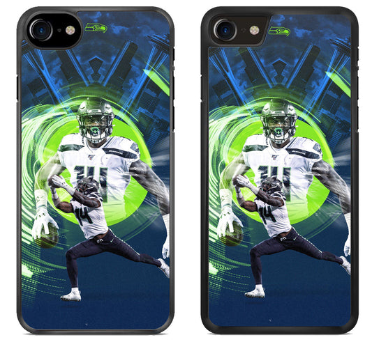 DK Metcalf Seattle Seahawks Background iPhone SE 2020 | iPhone SE 2022 Case