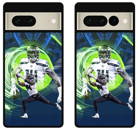 DK Metcalf Seattle Seahawks Background Google Pixel 7 | 7 Pro Case