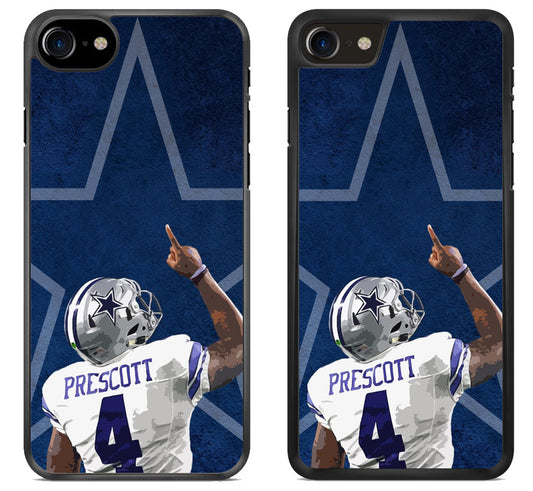Dak Prescott Dallas Cowboys Background iPhone SE 2020 | iPhone SE 2022 Case