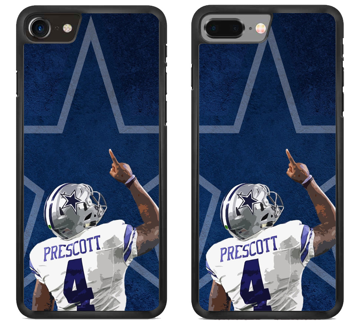 Dak Prescott Dallas Cowboys Background iPhone 8 | iPhone 8 Plus Case
