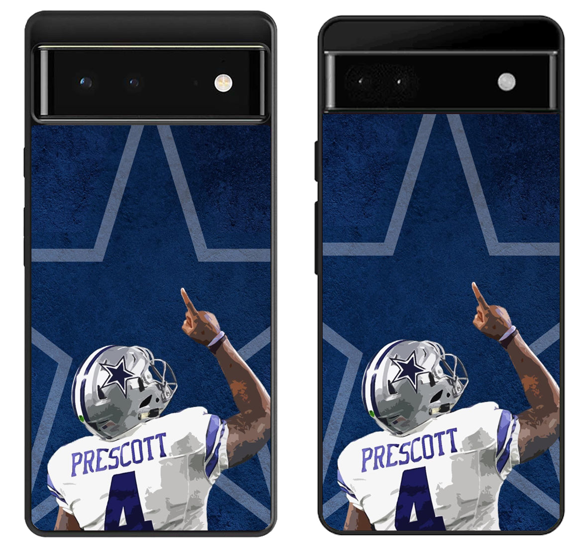 Dak Prescott Dallas Cowboys Background Google Pixel 6 | 6A | 6 Pro Case