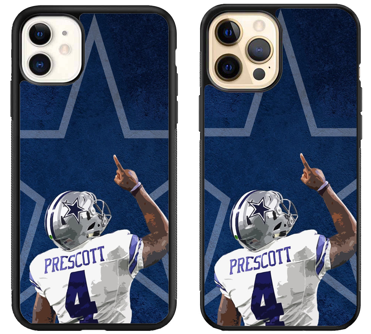 Dak Prescott Dallas Cowboys Background iPhone 12 | 12 Mini | 12 Pro | 12 Pro Max Case