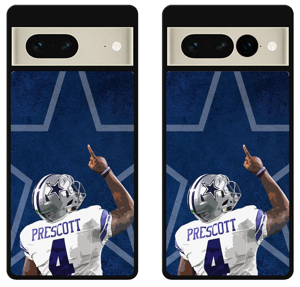 Dak Prescott Dallas Cowboys Background Google Pixel 7 | 7 Pro Case