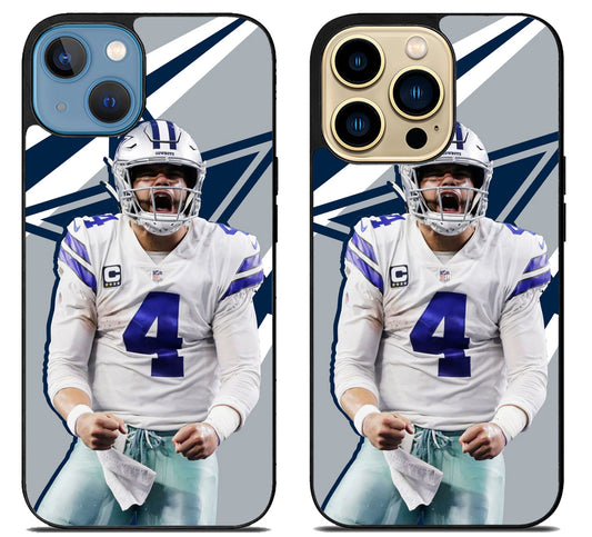 Dak Prescott Dallas Cowboys iPhone 14 | 14 Plus | 14 Pro | 14 Pro Max Case