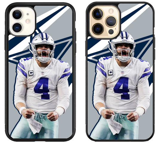 Dak Prescott Dallas Cowboys iPhone 12 | 12 Mini | 12 Pro | 12 Pro Max Case