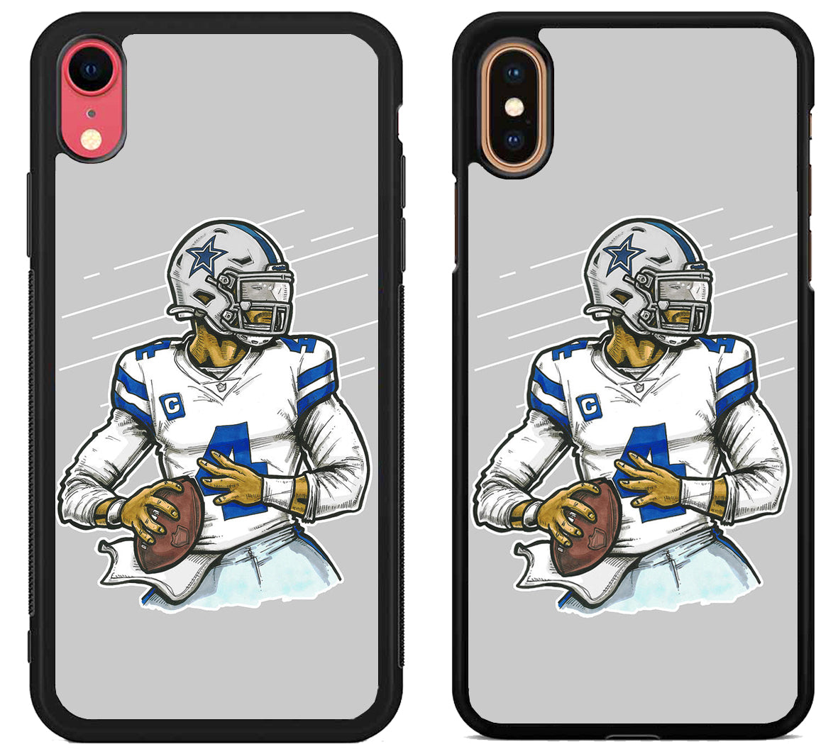Dallas Cowboys Dak Prescott Artwork iPhone X | XS | XR | XS Max Case