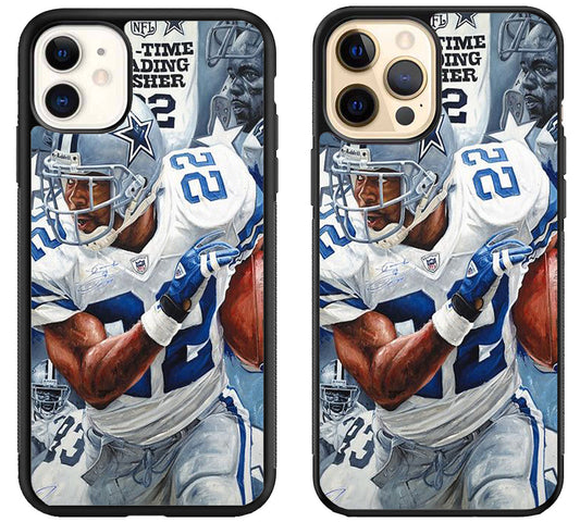 Dallas Cowboys Emmitt Smith iPhone 12 | 12 Mini | 12 Pro | 12 Pro Max Case