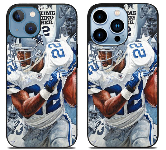 Dallas Cowboys Emmitt Smith iPhone 13 | 13 Mini | 13 Pro | 13 Pro Max Case