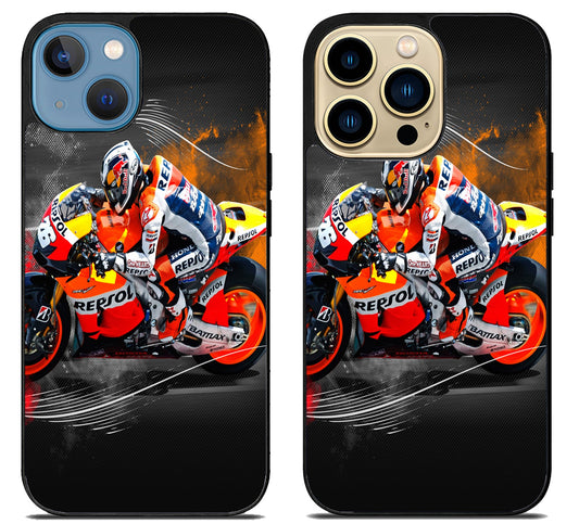 Dani Pedrosa Wallpaper iPhone 14 | 14 Plus | 14 Pro | 14 Pro Max Case