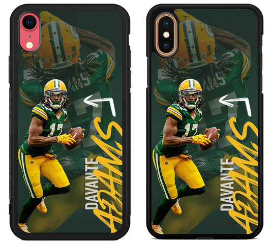Davante Adams Background iPhone X | XS | XR | XS Max Case
