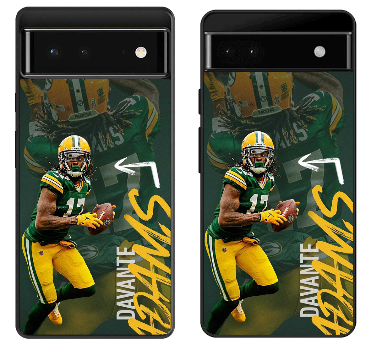 Davante Adams Background Google Pixel 6 | 6A | 6 Pro Case