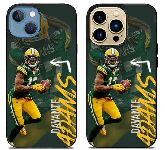 Davante Adams Background iPhone 14 | 14 Plus | 14 Pro | 14 Pro Max Case