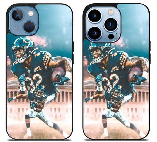 David Montgomery Chicago Bears Background iPhone 13 | 13 Mini | 13 Pro | 13 Pro Max Case