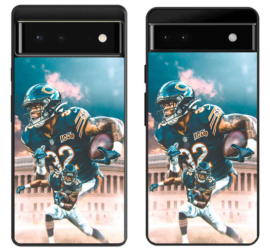 David Montgomery Chicago Bears Background Google Pixel 6 | 6A | 6 Pro Case