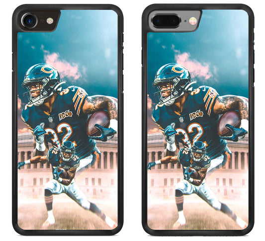 David Montgomery Chicago Bears Background iPhone 8 | iPhone 8 Plus Case