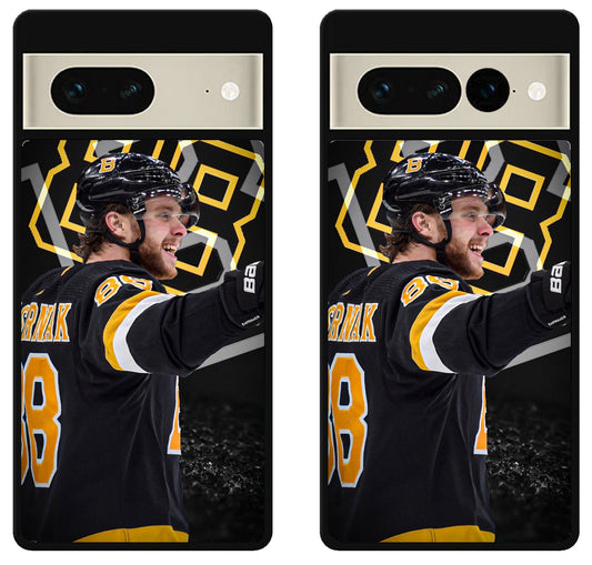 David Pastrnak Boston Bruins Wallpaper Google Pixel 7 | 7 Pro Case
