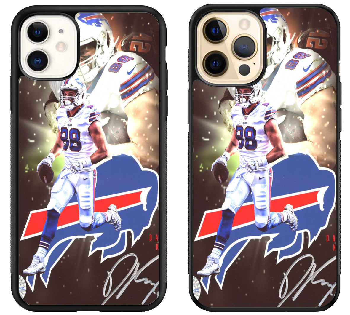 Dawson Knox Buffalo Bills Signature iPhone 12 | 12 Mini | 12 Pro | 12 Pro Max Case