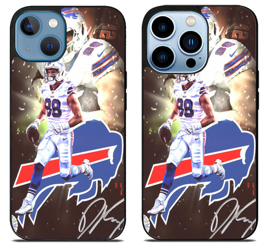 Dawson Knox Buffalo Bills Signature iPhone 13 | 13 Mini | 13 Pro | 13 Pro Max Case