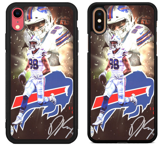 Dawson Knox Buffalo Bills Signature iPhone X | XS | XR | XS Max Case