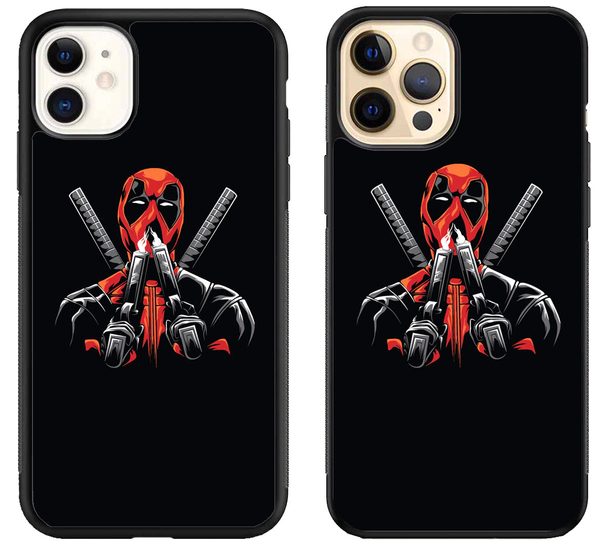 Deadpool Black iPhone 12 | 12 Mini | 12 Pro | 12 Pro Max Case