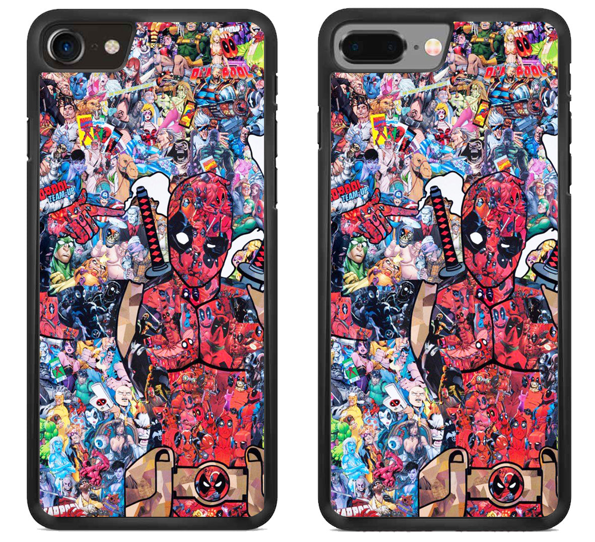 Deadpool Collage Comics iPhone 8 | iPhone 8 Plus Case