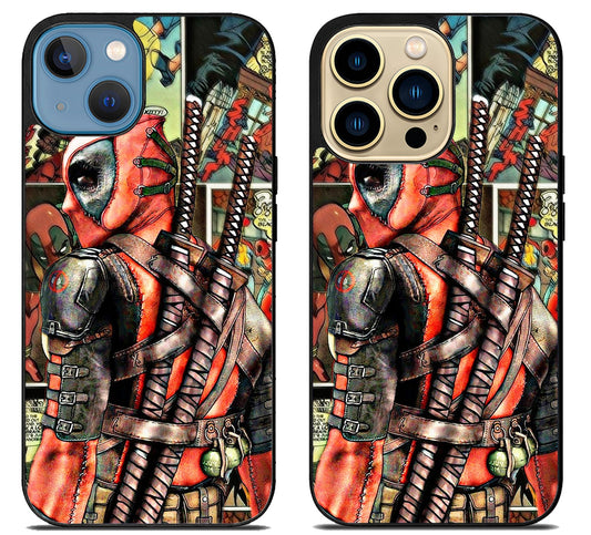Deadpool Collage iPhone 14 | 14 Plus | 14 Pro | 14 Pro Max Case