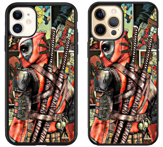 Deadpool Collage iPhone 12 | 12 Mini | 12 Pro | 12 Pro Max Case