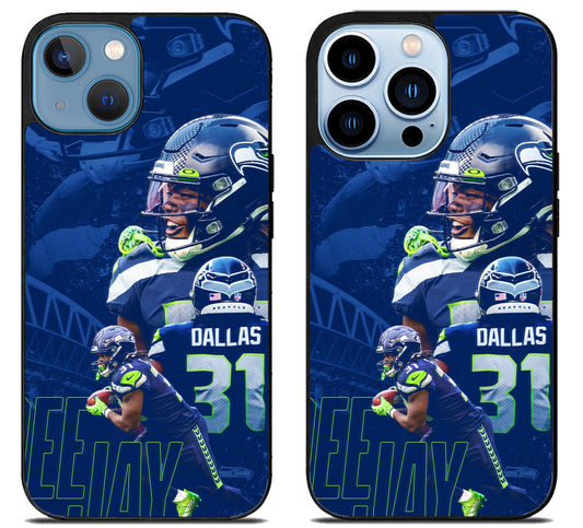 DeeJay Dallas Seattle Seahawks iPhone 13 | 13 Mini | 13 Pro | 13 Pro Max Case