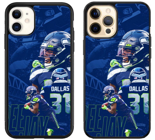 DeeJay Dallas Seattle Seahawks iPhone 12 | 12 Mini | 12 Pro | 12 Pro Max Case