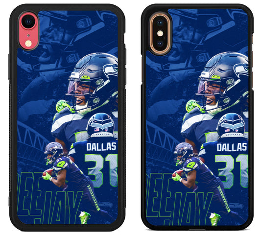 DeeJay Dallas Seattle Seahawks iPhone X | XS | XR | XS Max Case