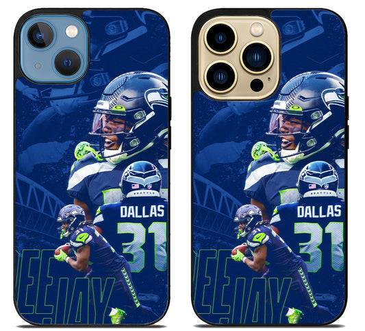 DeeJay Dallas Seattle Seahawks iPhone 14 | 14 Plus | 14 Pro | 14 Pro Max Case
