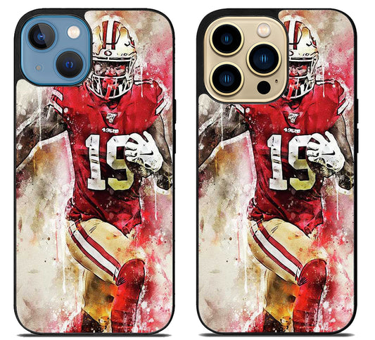 Deebo Samuel San Francisco 49ers Artwork iPhone 14 | 14 Plus | 14 Pro | 14 Pro Max Case