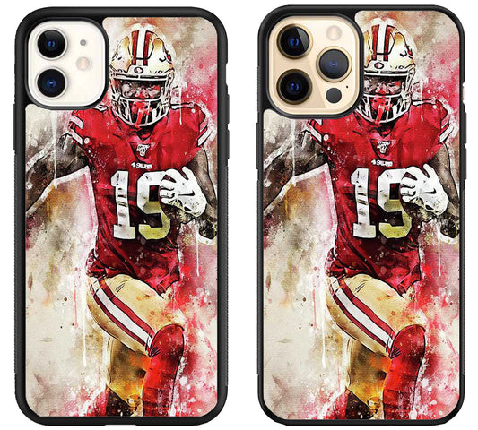 Deebo Samuel San Francisco 49ers Artwork iPhone 12 | 12 Mini | 12 Pro | 12 Pro Max Case