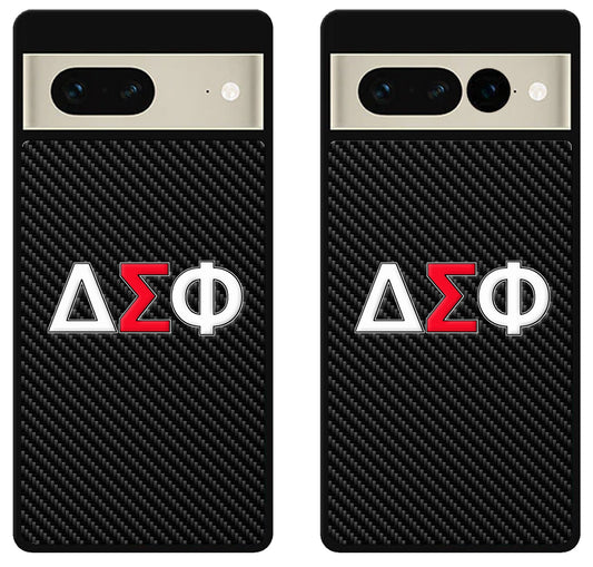 Delta Sigma Phi Carbon Google Pixel 7 | 7 Pro Case