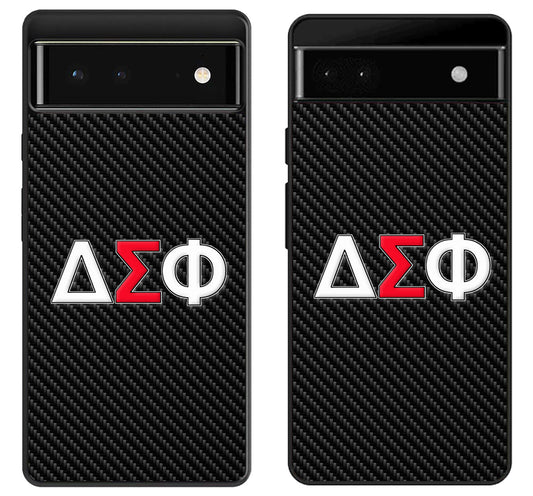 Delta Sigma Phi Carbon Google Pixel 6 | 6A | 6 Pro Case