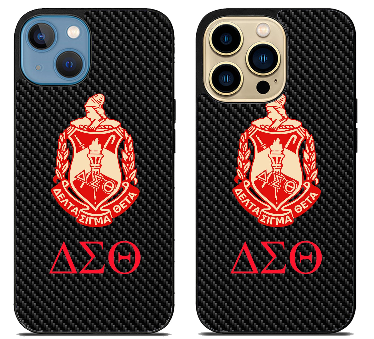 Delta Sigma Theta Carbon iPhone 14 | 14 Plus | 14 Pro | 14 Pro Max Case