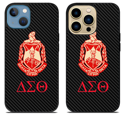 Delta Sigma Theta Carbon iPhone 14 | 14 Plus | 14 Pro | 14 Pro Max Case