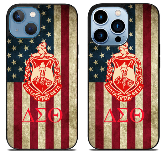 Delta Sigma Theta Flag iPhone 13 | 13 Mini | 13 Pro | 13 Pro Max Case
